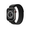 Apple Watch Series 7 | 45mm | Titanium Case Spacezwart | Grijs/Zwart trailbandje | GPS | WiFi + 4G