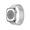 Apple Watch Series 8 | 41mm | Stainless Steel Case Zilver | Zilveren Schakelarmband  | GPS | WiFi + 4G