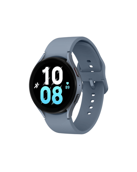 Galaxy Watch5 | 44mm | Aluminium Case Blauw | Blauw sportbandje | GPS | WiFi