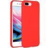 Accezz Liquid Silicone Backcover iPhone 8 Plus / 7 Plus - Rood / Rot / Red
