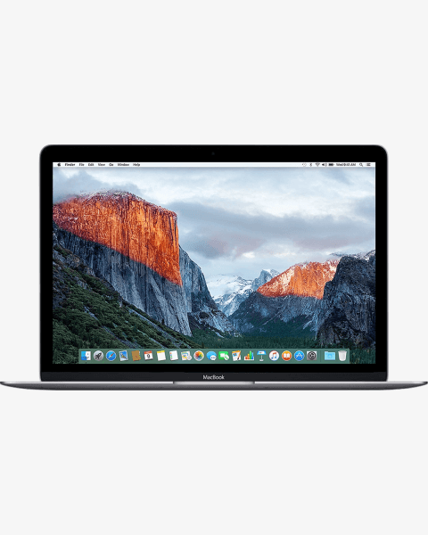 Macbook 12-inch | Core m3 1.1 GHz | 256 GB SSD | 8 GB RAM | Spacegrijs (Early 2016) | Qwerty