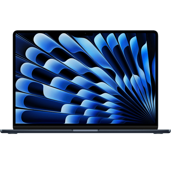 Macbook Air 15-inch | Apple M2 8-core | 512 GB SSD | 16 GB RAM | Middernacht Blauw (2023) | 10-core GPU | Qwerty