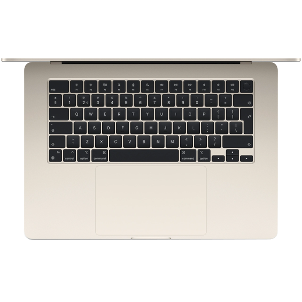 Macbook Air 15-inch | Apple M3 8-core | 256 GB SSD | 8 GB RAM | Sterrenlicht (2024) | 10-core GPU | Qwerty