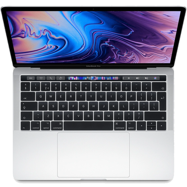 MacBook Pro 13-inch | Touch Bar | Core i7 2.7 GHz | 512 GB SSD | 16 GB RAM | Zilver (2018) | Qwerty/Azerty/Qwertz