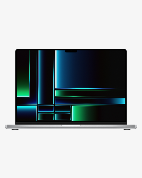 Macbook Pro 16-inch | Apple M2 Pro 12-core | 512 GB SSD | 16 GB RAM | Zilver (2023) | 19-core GPU | Qwerty/Azerty/Qwertz