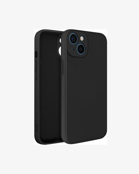 Silicone Backcover iPhone 13 | Zwart