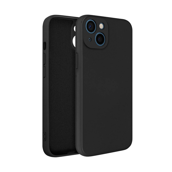 Silicone Backcover iPhone 13 | Zwart