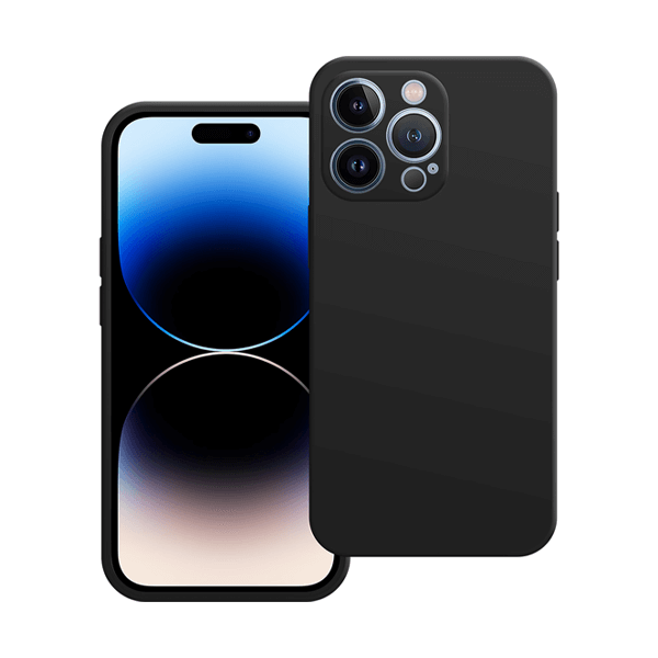 Silicone Backcover iPhone 13 Pro | Zwart