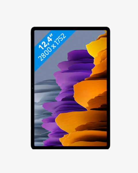 Samsung Tab S7 Plus | 12.4-inch | 256GB | WiFi + 5G |  Zilver