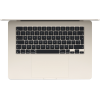 Macbook Air 15-inch | Apple M3 8-core | 256 GB SSD | 8 GB RAM | Sterrenlicht (2024) | 10-core GPU | Qwerty