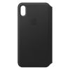 iPhone X Leather Folio - Zwart